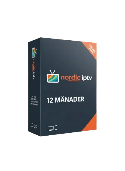 12 Månader Nordic IPTV – 1 Enhet