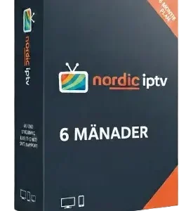 6 Månader Nordic IPTV – 4 Enheter