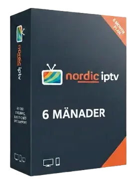 6 Månader Nordic IPTV – 4 Enheter